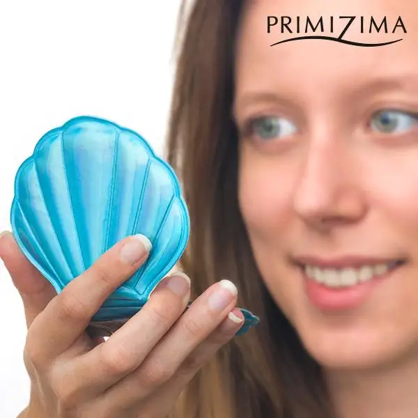 Карманное двойное зеркало Primizima Seashell | Красота и здоровье