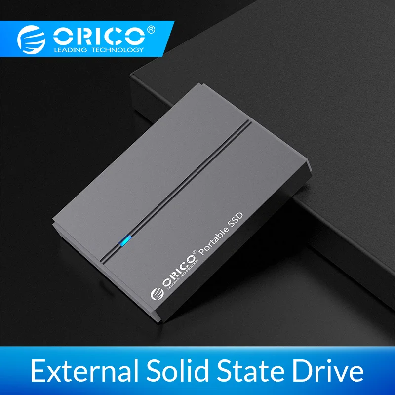 ORICO внешний SSD жесткий диск 1 ТБ SSD 128 ГБ 256 ГБ 512 ГБ SATA SSD mSATA SSD NVME Портативный твердотельный накопитель с type C USB 3,1