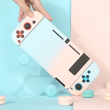 

Macaron Blue Pink Gradient Shell Storage Protective Carrying Case For Nintendo Switch