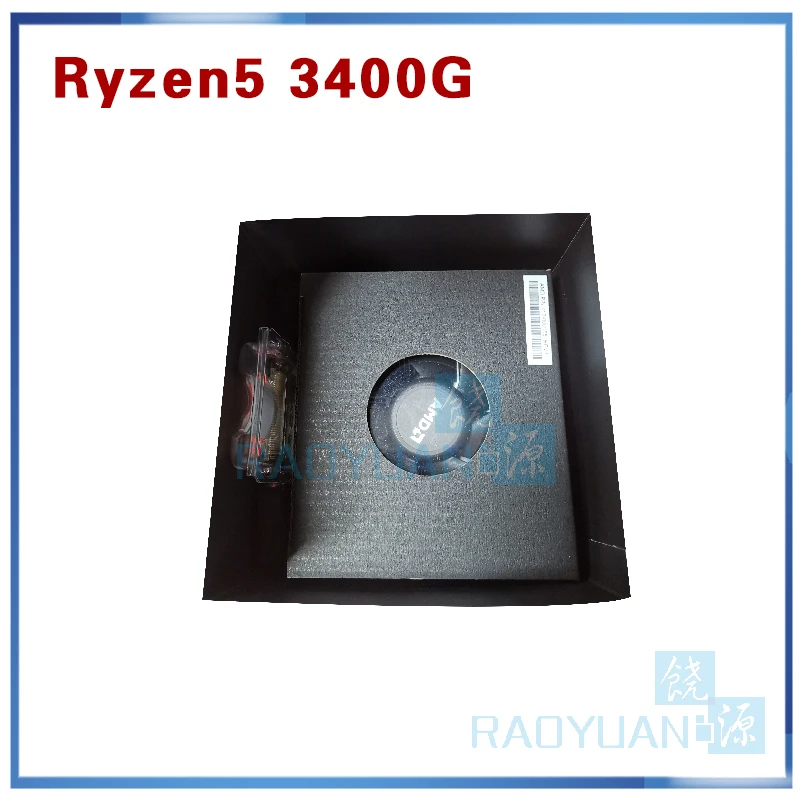 Новый AMD Ryzen 5 3400G R5 3 7 ГГц четырехъядерный восьмипоточный процессор 65 Вт YD3400C5M4MFH