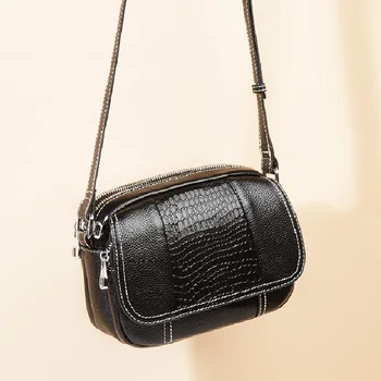 

ZOOLER Brand Vintage Genuine Leather Women Crossbody Bag purse Shoulder Bags for Girls 2020 Designer Skin Leather Bag sac femme