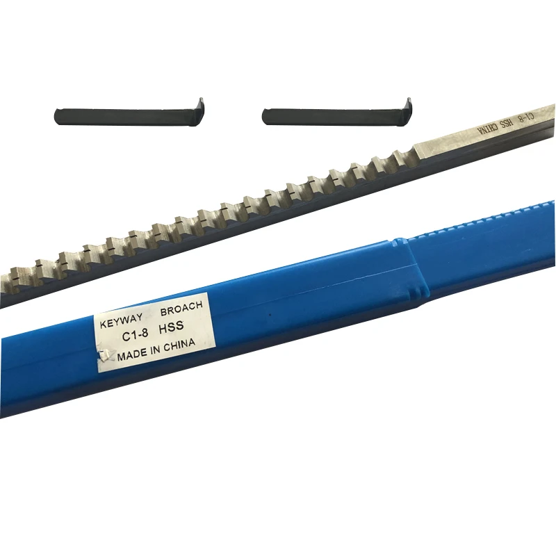 8mm Keyway Broach C Push Type Metric Size Broaching Cutter/&Shim CNC Metalworking