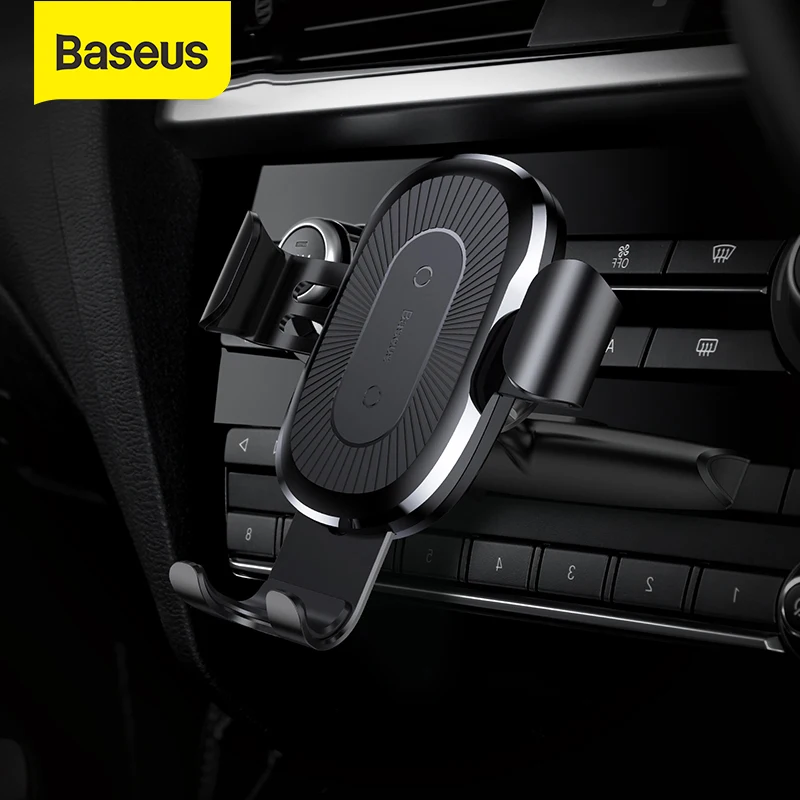 Автомобильное беспроводное зарядное устройство Baseus держатель для телефона
