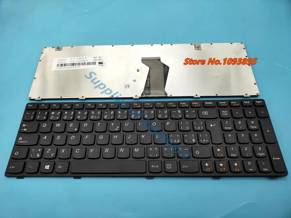 Оригинальная новая Чешская/словакийская клавиатура для Lenovo G580 Z580 V580 G580A V580A Z580A G585