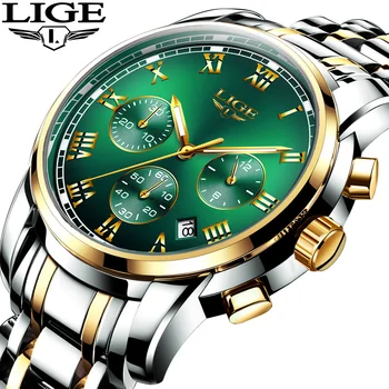 

2019 New LIGE Top Brand Luxury Mens Watches 30m Waterproof Date Clock Male Sports Watch Men Quartz Wrist Watch Relogio Masculino