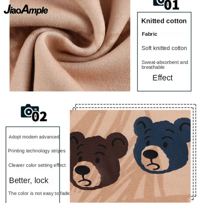 Women's Pajamas 2022 Spring Autumn New Cotton Long-sleeved Trousers Pijamas Two-piece Korean Cute Cartoon Nightwear Home Clothes