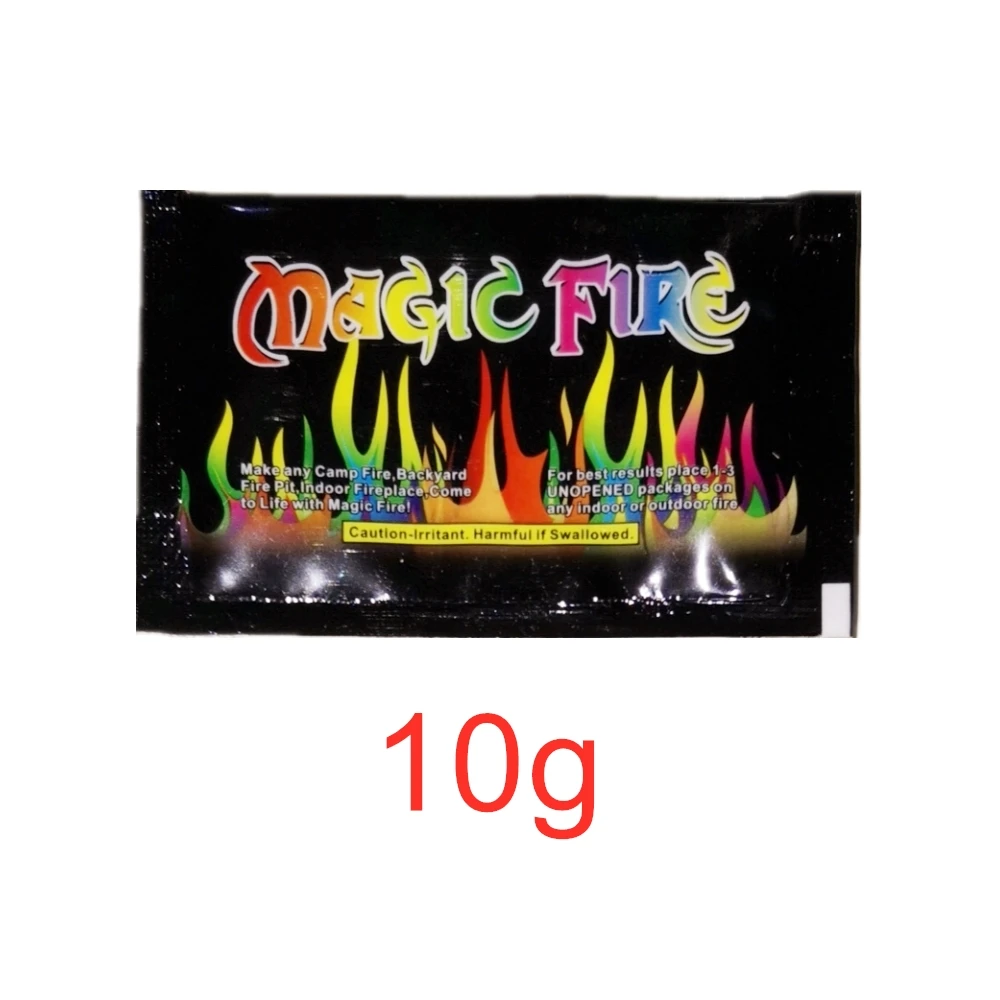 Feu Magique, Poudre En Sachets Pour Feux De Camps Et