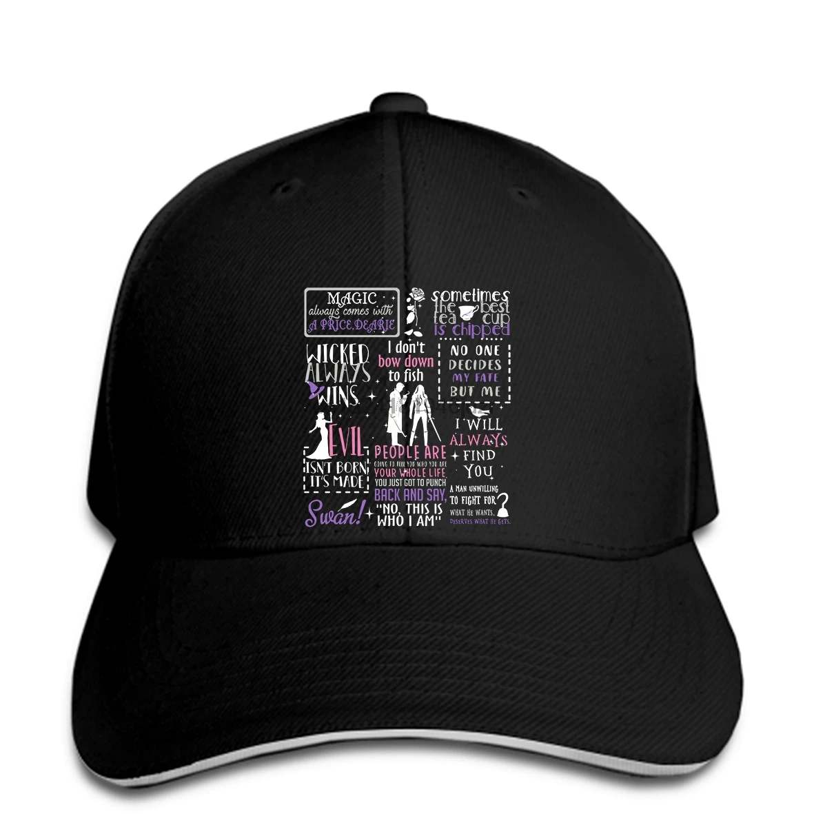 hip hop Baseball caps Custom Printed hat Men Once Upon a Time Quotes Ouat women snapback | Аксессуары для одежды