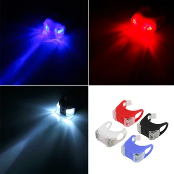 

1Pcs Bike Bicycle MTB LED Head Front Lamp Warning Rear Flash Light Promotion