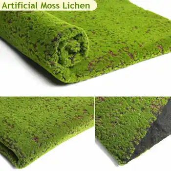 

Simulation Moss Turf Lawn Wall Green Plants DIY Artificial Grass Board Wedding Mini Garden Micro Landscape Decor Accessories