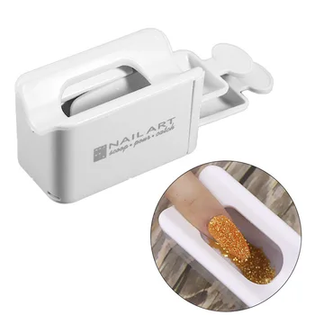 

1 Pc Nail Glitter Powder Recycling Storage Box Nail Art Dipping Powder Nail Art French Mold Tray Holders Nail Powder Equinpment