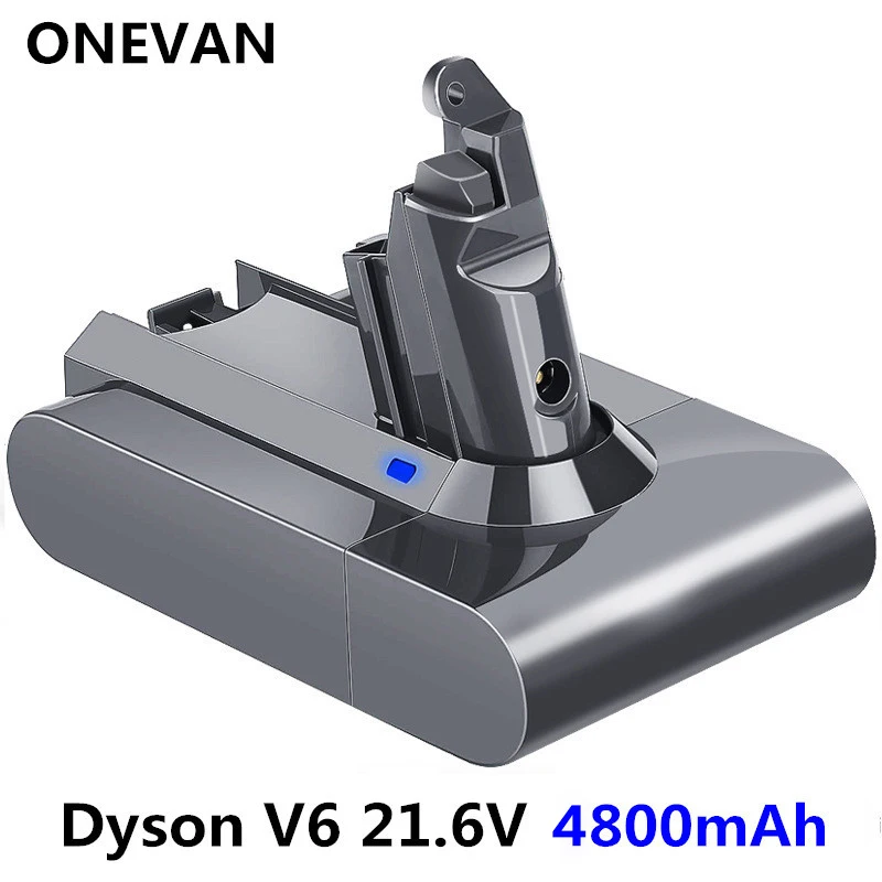 21,6 V 4800 мА/ч, литий-ионный аккумулятор Батарея Замена для Dyson Батарея 4.8Ah V6 DC61 DC62 DC72 DC58 DC59 DC72 DC74 пылесос