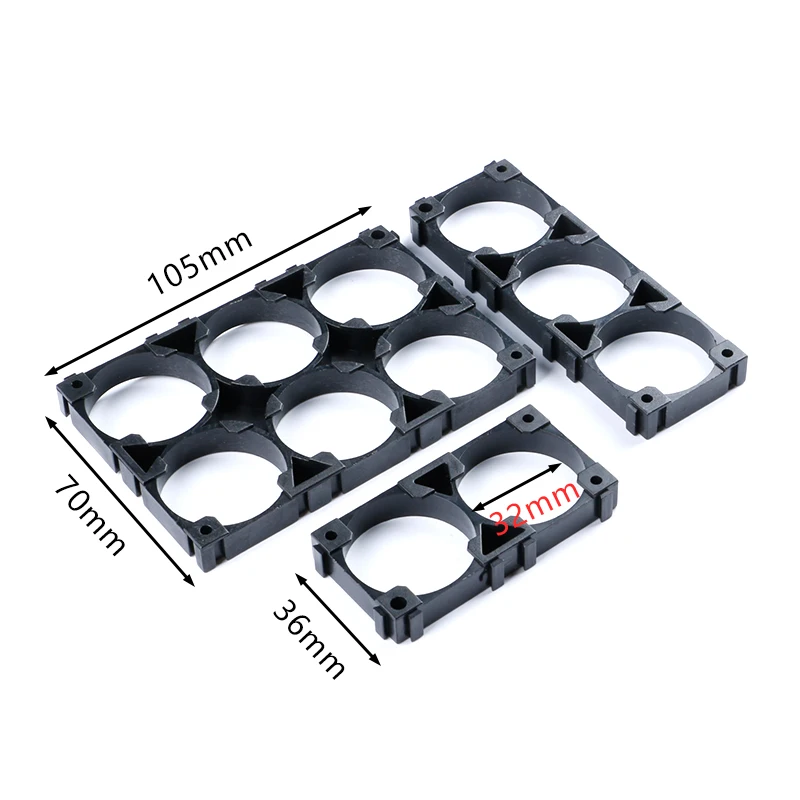 electrician tool bag 32650 32700 32900 Battery Holder Bracket Cell Safety Anti Vibration Plastic Brackets For 32650 32700 32900 Batteries power tool bag