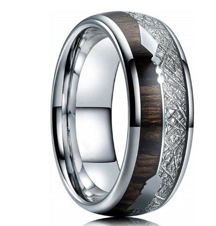 Blue Stainless Steel Rings For Men