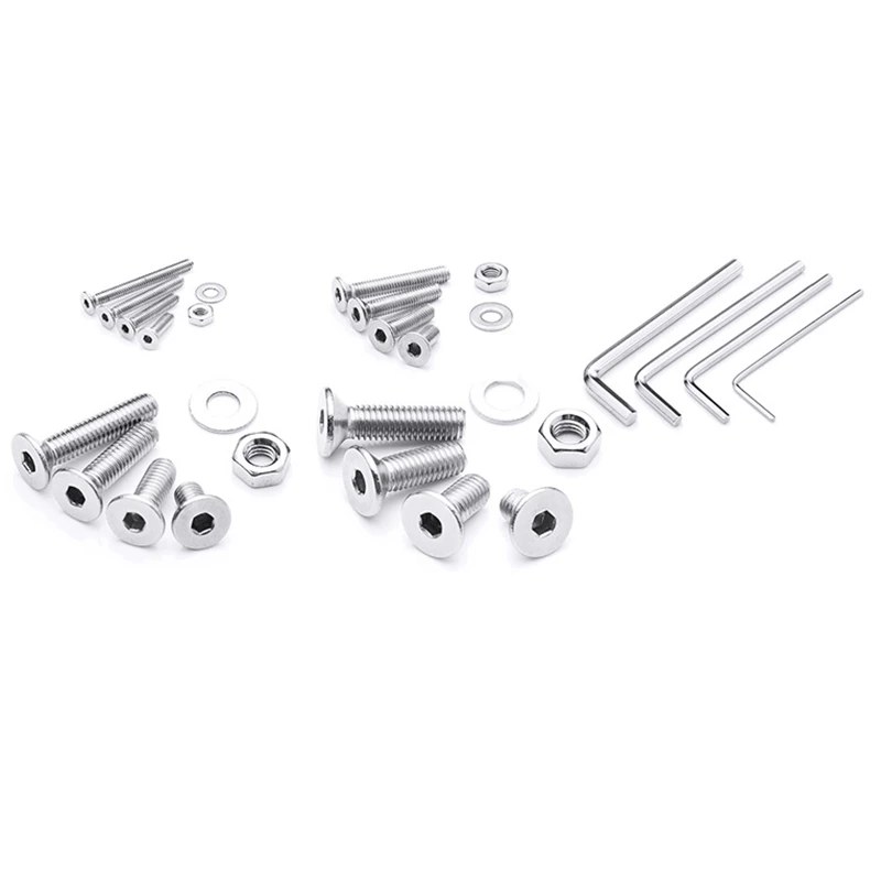 

884Pcs Hexagon Hex Socket Head Cap Screw Set M2 M3 M4 M5 Stainless Steel Machine Screw Hex Socket Cap Bolt Nut Set