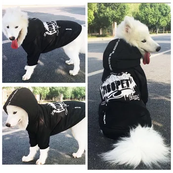 

Pet Clothes Dogs Puppy Hoodies Coat for big medium small Dogs Outfits Halloween Pet Bulldog Pug Clothing Dog Fleece Sweater