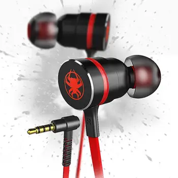 

Game monitor earplugs PUBG Game In-ear Headsets With Microphone Wired Magnetic Noise Isolation Stereo Hammerhead G20 Earphone