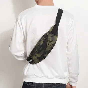 

mens Camouflage printing 2020 waist bag Mini Designer chest bag fanny pack waist belt bag for men поясная сумка
