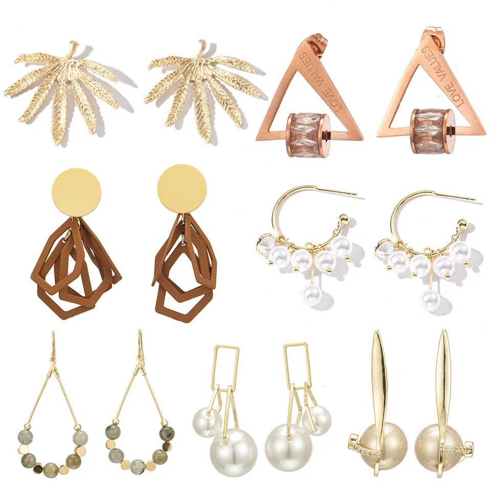 

Fashion Statement Earring Long Irregular Geometric Earrings Women's Asymmetrical Crystal Rhinestone Drop Earring Modern Jewelry