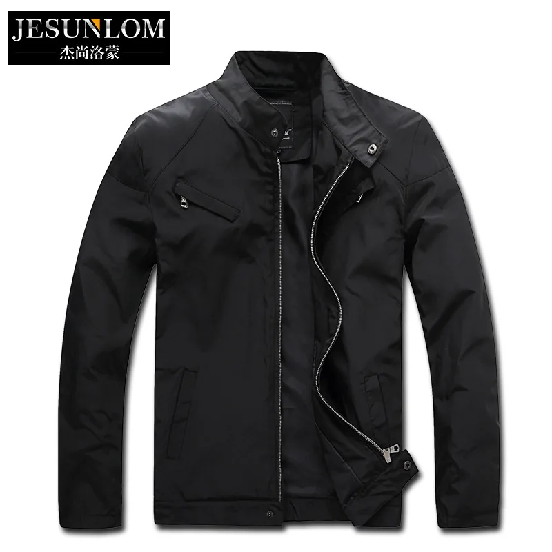 Jacket New Style Men'S Wear Spring And Autumn Casual Stand Collar Biker Jacket Men Jacket Men's