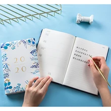 Ежедневник с цветами, блокнот а5, блокнот для совещаний, ежедневное время, блокнот, органайзер для планирования, для школы, офиса, расписание, стационарный