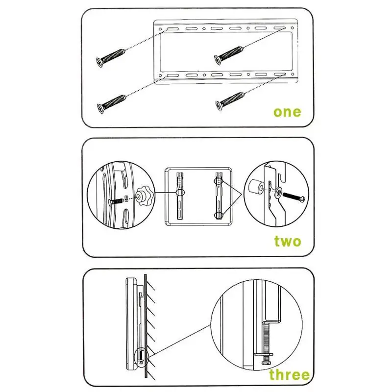 C35 14-42 inch Bracket for TV Rotated LCD TV Wall Mount Bracket Flat Panel TV Frame Holder