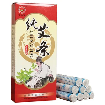 

10PCS1 box three-year moxa stick Moxibustion stick wholesale handmade moxa stick moxa column moxa stick Qing Ai leaves moxa stic