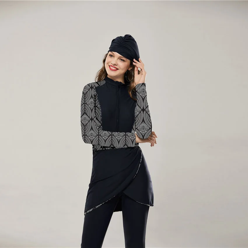 Скромный Мусульманский купальник Burkinis полный Чехол мусульманский арабский с