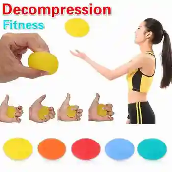 

1pcs Silicone Decompression Grip Ball Finger Exercise Ball Squeeze Resistances Grip Ball For Hand Training Pressure Relief Toys