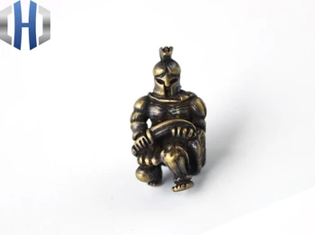 

EDC Tools Brass Sparta Skull Lanyard Bead Paracord Knife Beads Knife Keychain Tool DIY Pendant