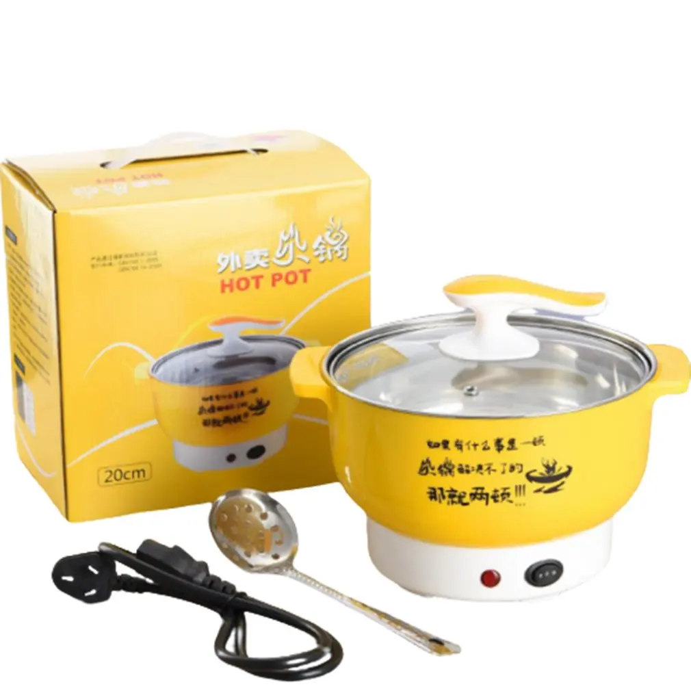 

Multifunctional electric cooker Stainless steel Plastic Home appliances Double firepower Anti-dry function Hot pot
