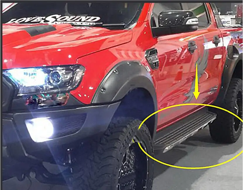 Ranger T6 T7 алюминиевый сплав и АБС Приборная панель автомобиля подножка Nerf барная стойка для Ford Ranger T6 T7