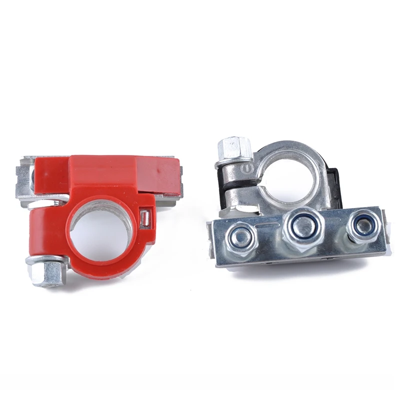 2x Top-Post Battery Cable Terminal Wire Automotive Clamp Terminals Connectors