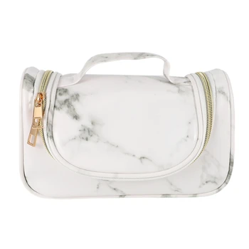 

Women Organizer Insert Bag Marble Cosmetic Bag Waterproof Travel Makeup Brush Bag Storage Pouch Toiletry Wash Beaut Kit