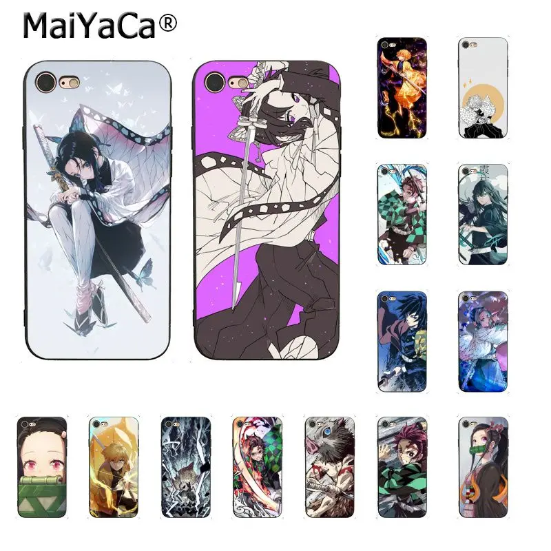 Демон убийца Kimetsu без Yaiba Аксессуары для мобильных телефонов Чехол iphone 11 12 Pro XS MAX XR