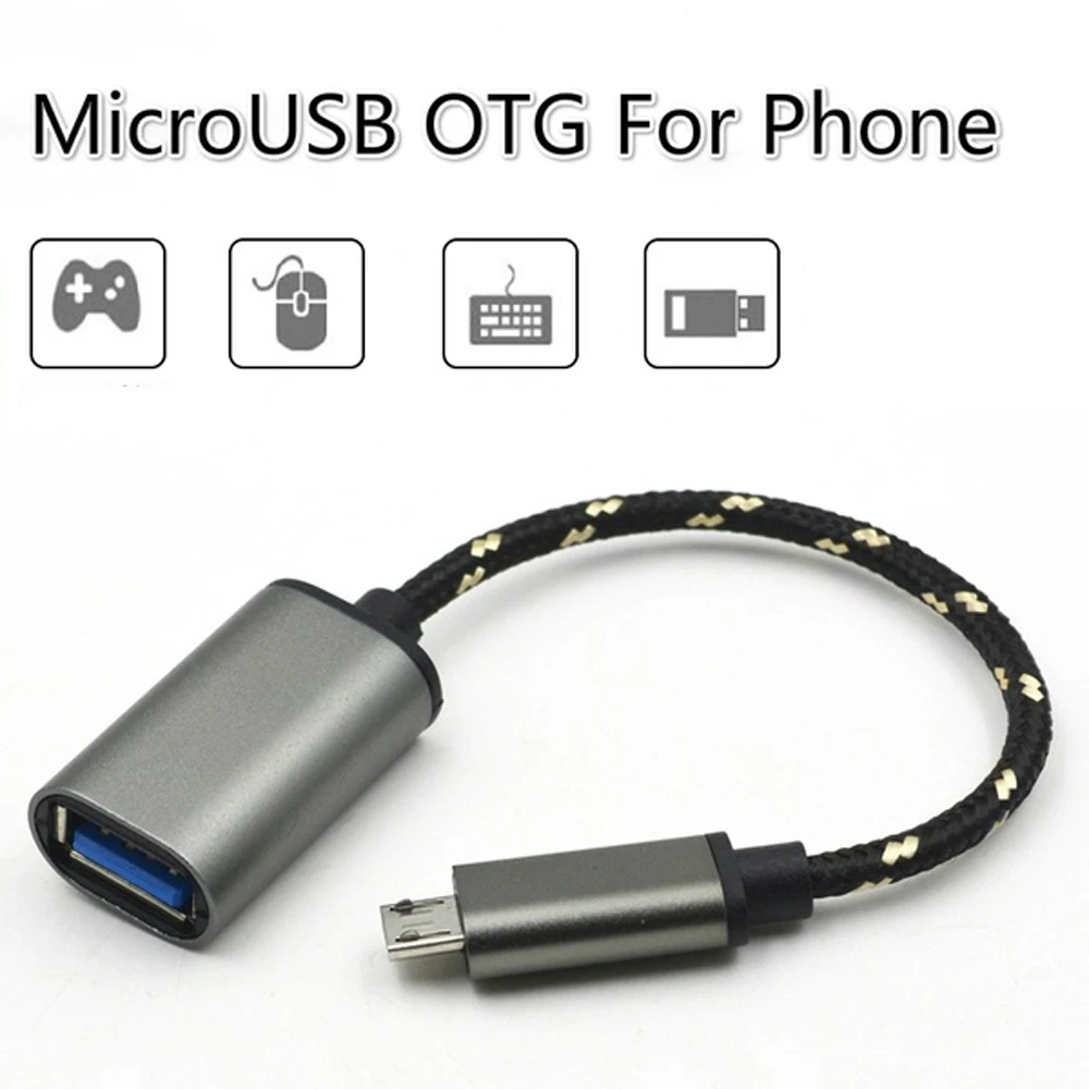 USB3.1 OTG Кабель-адаптер type-C Micro USB варианты папа-USB гнездовой разъем нейлоновый плетеный шнур на ходу usb type C адаптер