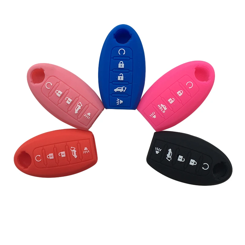 

Key Cover Case For Keychain Alarm For Nissan Rouge Maxima Altima Sentra Murano Qashqai Remote Control Fob Shell Flip Key Cover