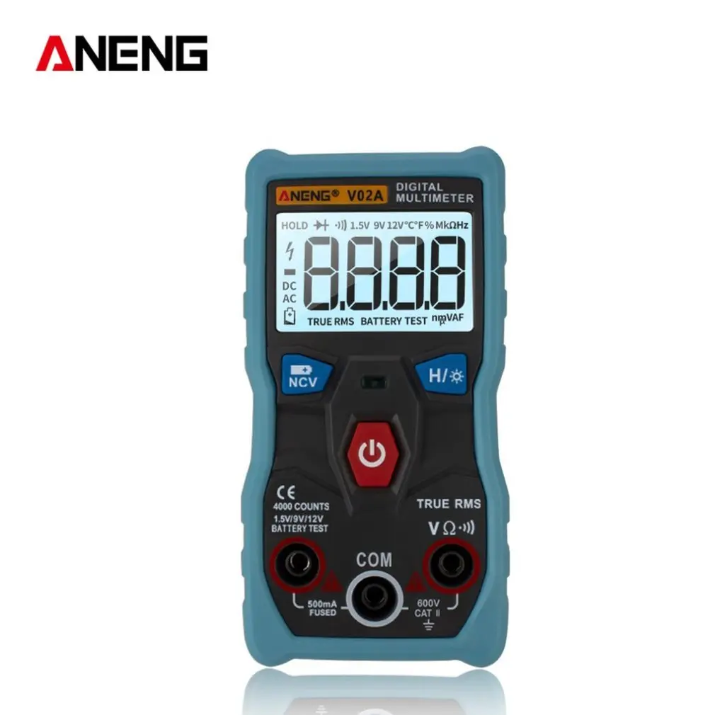 

ANENG An-V02A High-Precision Intelligent Gear Recognition Multimeter Electrician Maintenance Instrument Universal Table