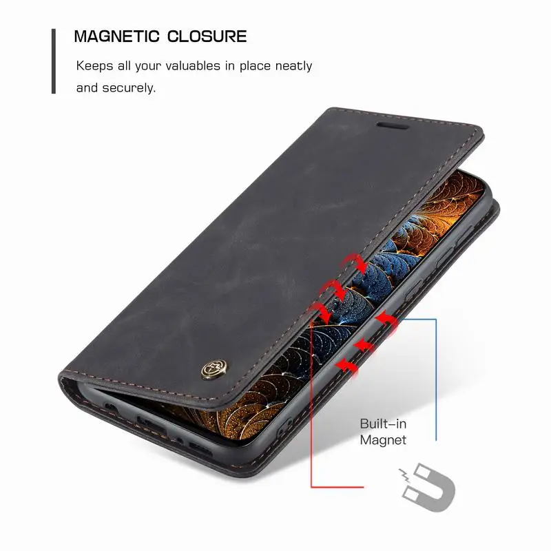 Leather Case For Samsung Galaxy M21 M51 M31 M30S Multifunctional Wallet Magnetic Flip Phone Cover For Samsung M20 M10 M 21 Funda