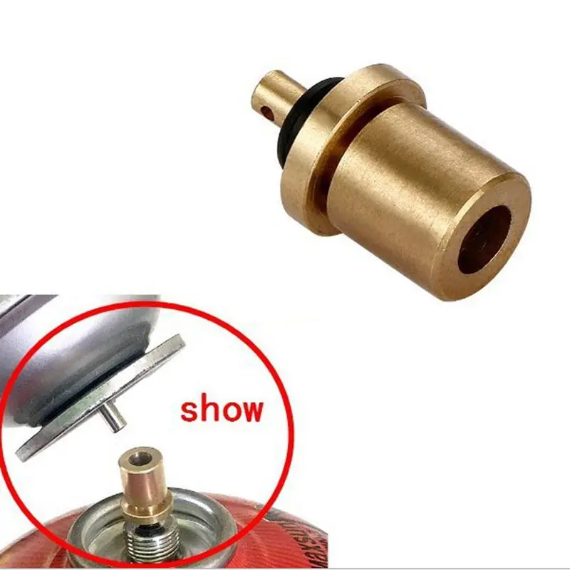 

Outdoor Gas Refill Adapter Hiking Inflate Butane Canister Camping Gas Stove Cylinder Tank Refill Adapter Gas Burner Accessories