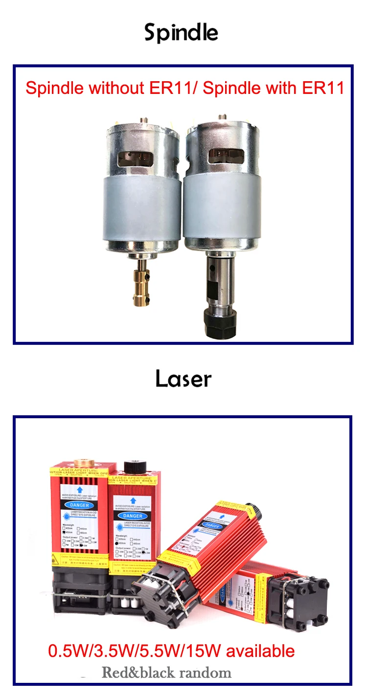 3018 pro laser spindle