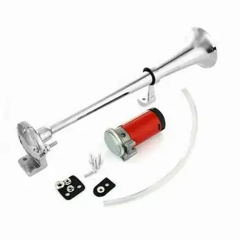 

150Db 12V Super Loud Air Horn Compressor Single Horn Truck Train Ship Portable Car Single Pipe Air Whistle