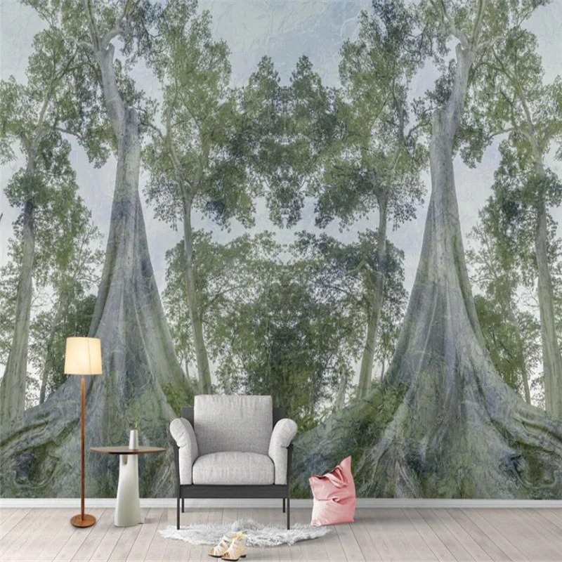 Beibehang-Nordic-personality-forest-forest-trees-large-background-wall-paper-custom-large-mural-environmental-wallpaper (1)
