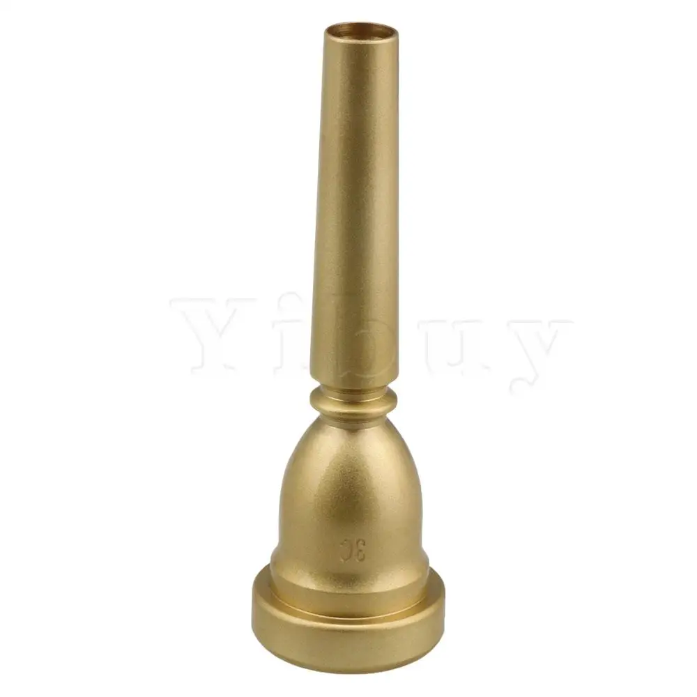 

Lightweight Gold-plated Copper Solid Trumpet Mouthpiece Musical Part 3c
