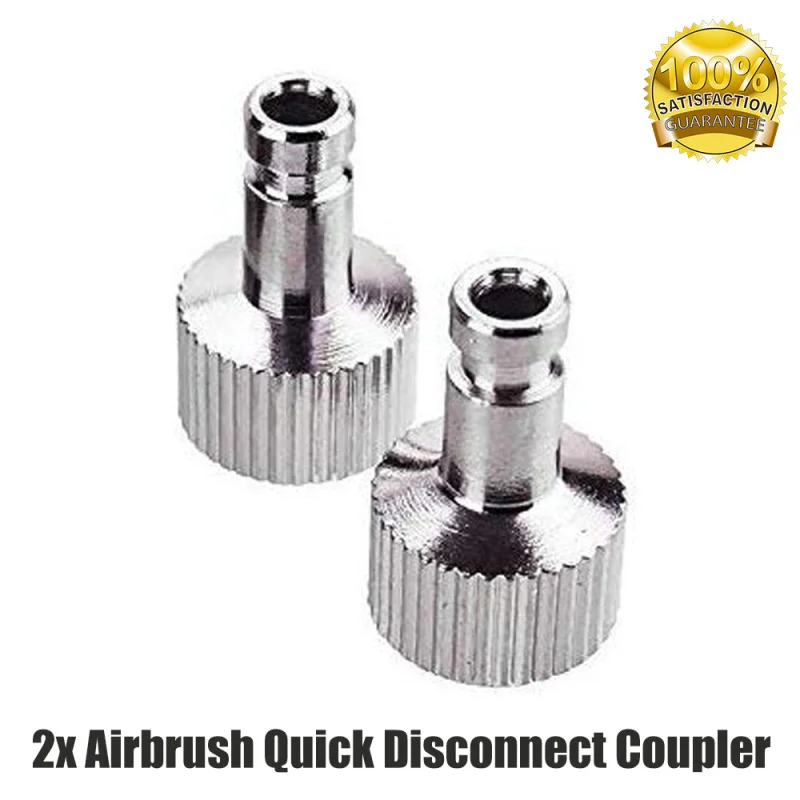 Air Brush Quick Release Coupling Disconnect Adapter 1/8 Plug Male and  Female Fitting for Air Compressor Airbrush Hose Adapter