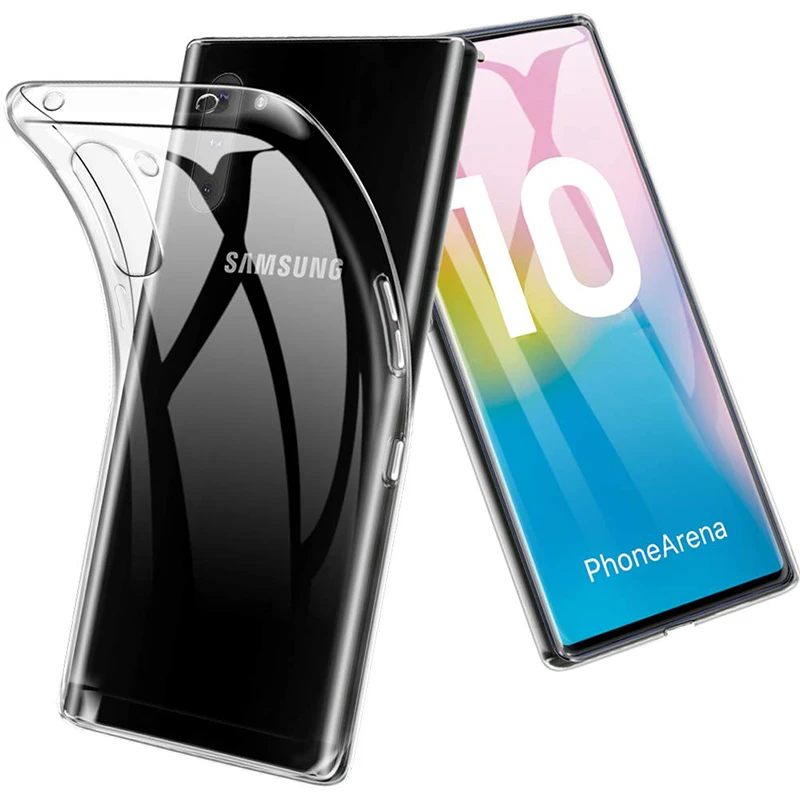 

Transparent Silicone Phone Case for Samsung Galaxy Note 10/Pro Back Cover Soft TPU 360 Clear Coque SamsungNote10 Note10Pro 10Pro