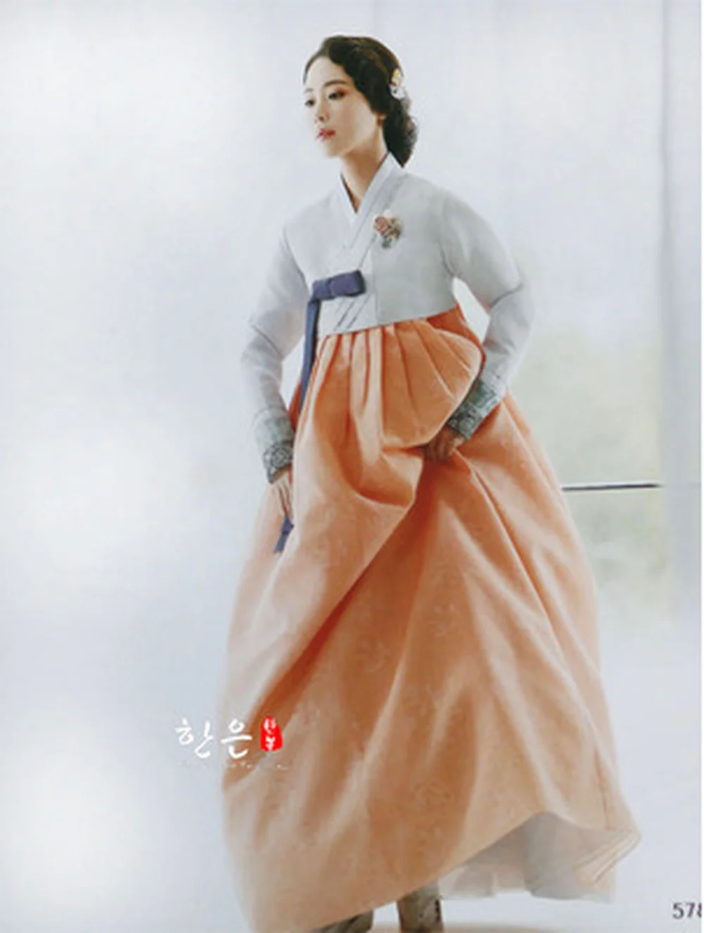Женское платье Hanbok в Корейском стиле традиционный костюм ЭТНИЧЕСКОГО ТАНЦА с