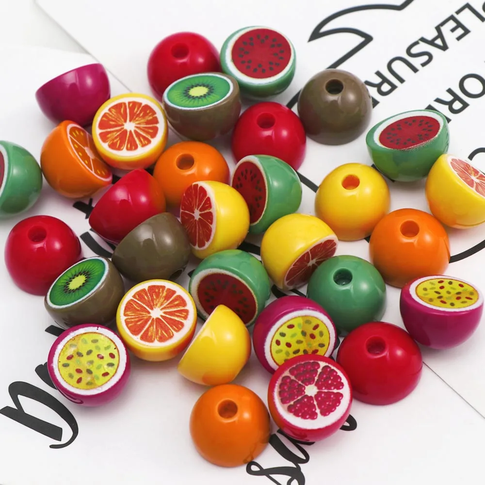 30 шт полимерные миниатюрные кабошоны из смолы с плоским основанием, искусственные фрукты каваи, имитация фруктов для телефона, украшения, аксессуары
