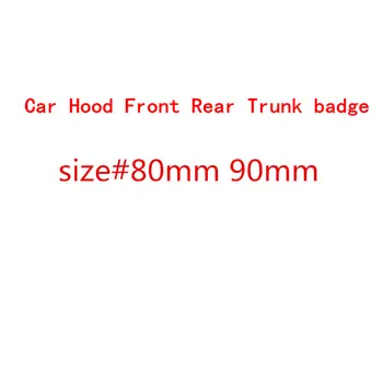 

Car Styling 80mm 90m Middle Front Grille Rear Trunk Emblem Replacement Sticker for Skoda Octavia Superb Fabia Rapid Kodiaq