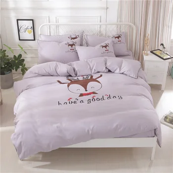 

Pink Princess Style Bedding Bed Student Dormitory Bed Sheet Quilt Cover Three-Piece Set